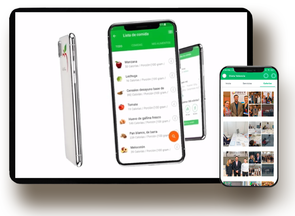 Pro-Trainer, app especializada en nutrición y entrenamiento deportivo.
