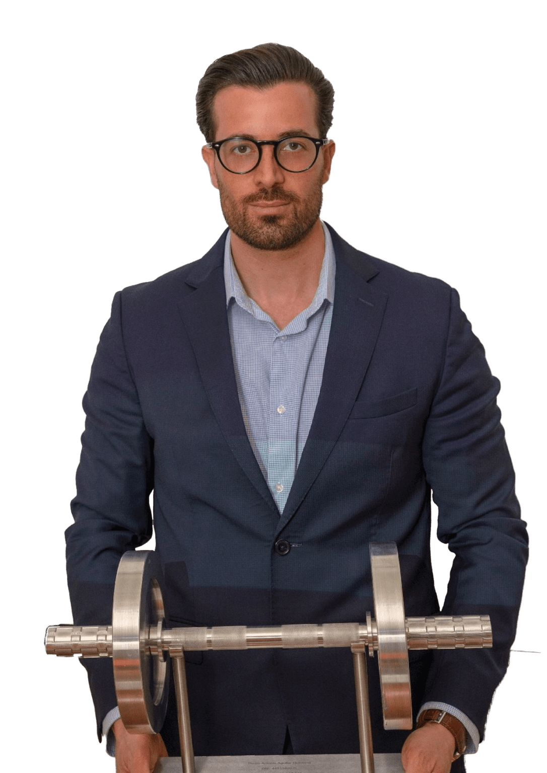 Pedro Aguilar, nutricionista y creador de la barra olímpica.